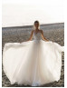 Sweetheart Neck Beaded Lace Tulle Structured Wedding Dress